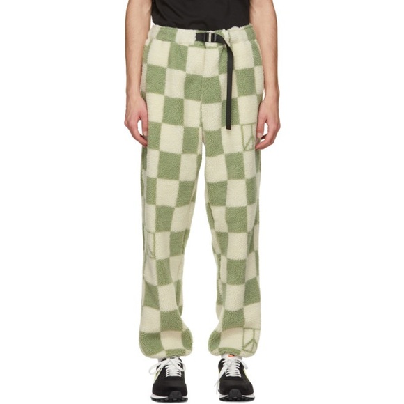Saturdays New York City Other - Saturdays NYC Green and White Polar Fleece Serai Trousers - Size large